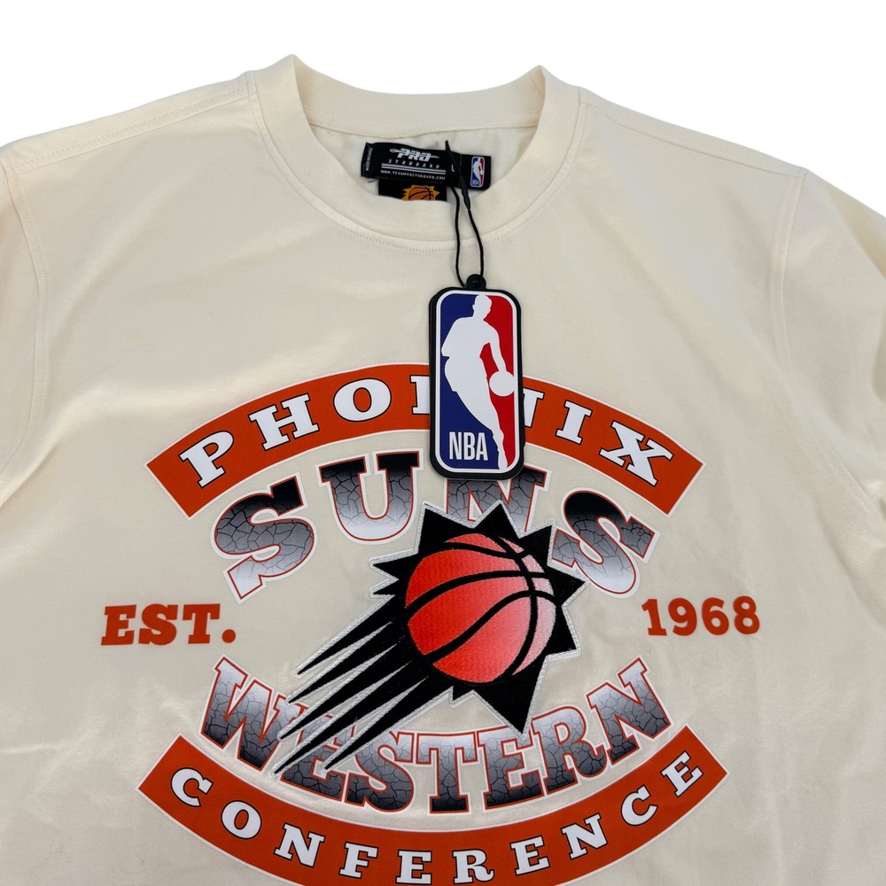 Pro Standard Phoenix Suns NBA Western Conference T-Shirt Eggshell Mens L NEW